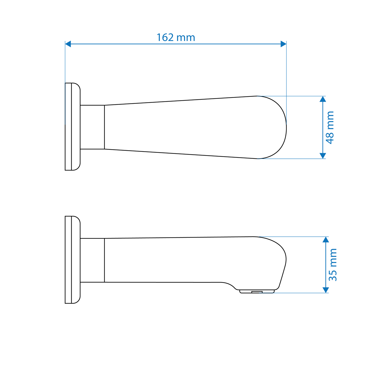 Bath Spout Round