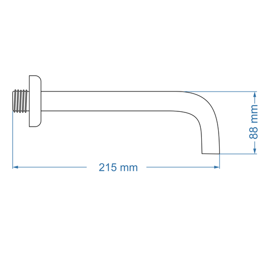 Spout - Premium Range, (L) 21.5cm | (H) 8.8cm