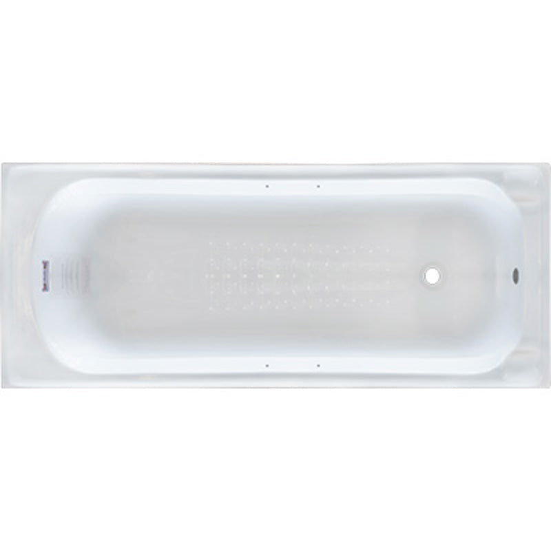 Bath Rectangular Contract - Oxford Slip Resistant Bath with Soap Holder, Acrylic 1700mm