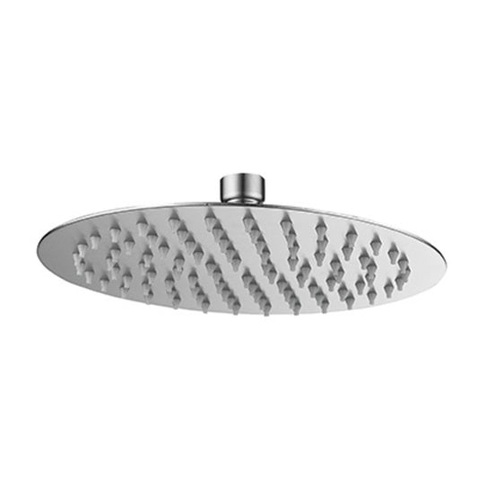 Shower Rose - Stainless Steel, Round, 6", Brushed Gun Metal Finish