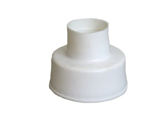 Rubber Cone White for Flush Pipe and Toilet Cistern
