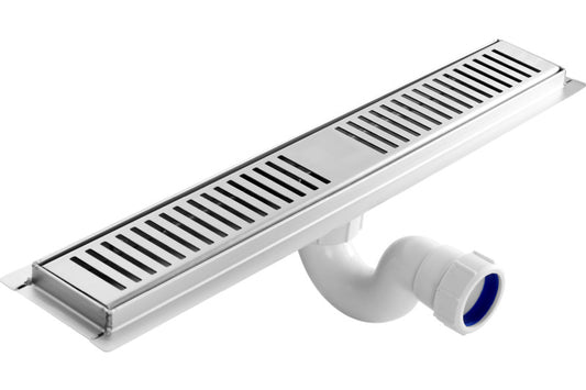 Shower Channel - Brushed Stainless Steel Finish, 500mm