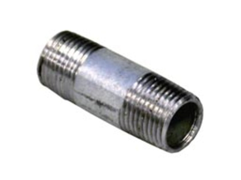 Galvanised Barrel Nipple Long 1/2"x80mm