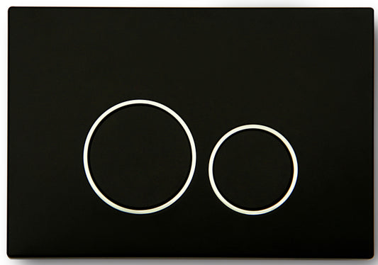 Actuator Plate - ICON Series 300, Round, Black Finish