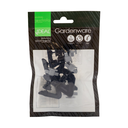 Micro Spray Spinner Head – 360° Full Circle, 1-4m Range, 1.2-2 L/min, Black (5 Pack)