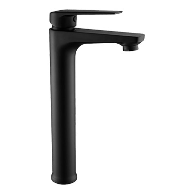 Basin Mixer Raised – Luna Icon Range, Modern Bathroom, Matt Black Finish