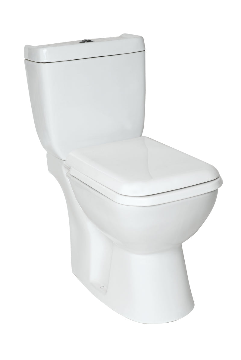 Close Coupled Suite Michelle - Square, Polished White, Top Flush, Icon Premium Range