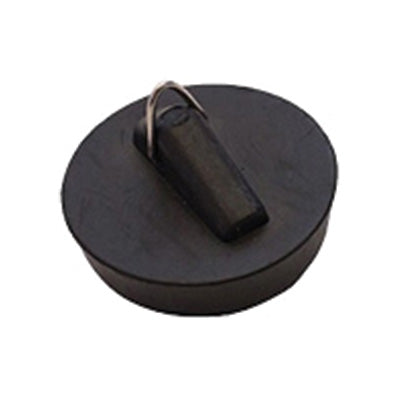 Plug - Bath/Sink waste, Black, 40mm