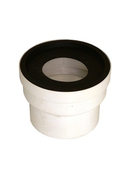 Pan Connector - Plastic, Pan Connector, 110mm, Including Rubber Ring, Solvent Weld