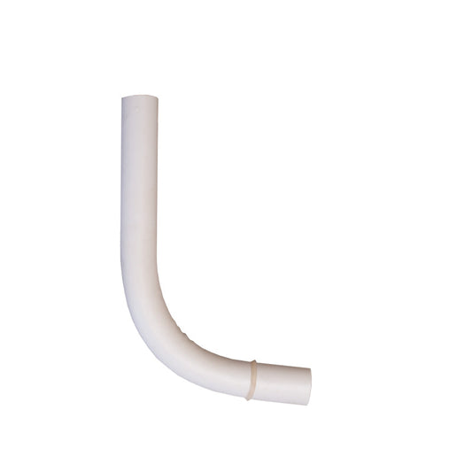 Flush Pipe, White, Plastic, 44mm