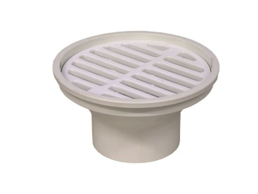 Gulley Head and Grid - Plastic, Round, 110mm