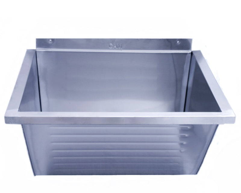 Sink Washtrough - Single Bowl, Stainless Steel, 545mmx380mm