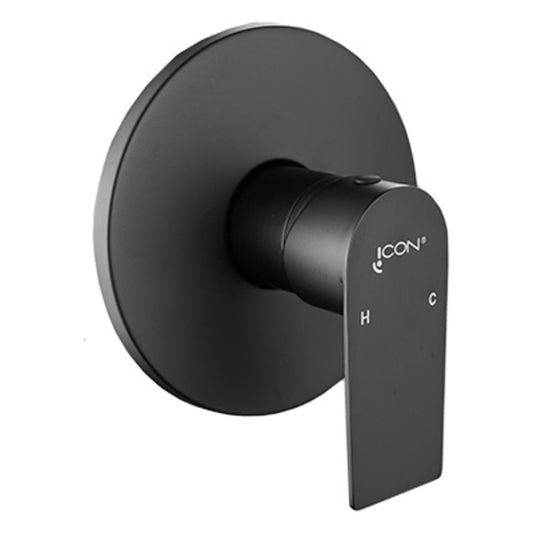 Shower/Bath Mixer/Concealed Mixer – Sagittarius Icon Range, Matt Black Finish