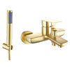 Bath Mixer – Sagittarius Icon Range, Brushed Gold Finish