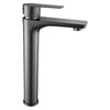 Basin Mixer Raised – Sagittarius Icon Range, Modern Bathroom Tap in Brushed Gun Metal Finish