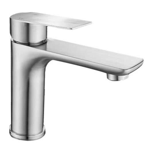 Basin Mixer – Sagittarius Icon Range, Brushed Stainless Steel Finish