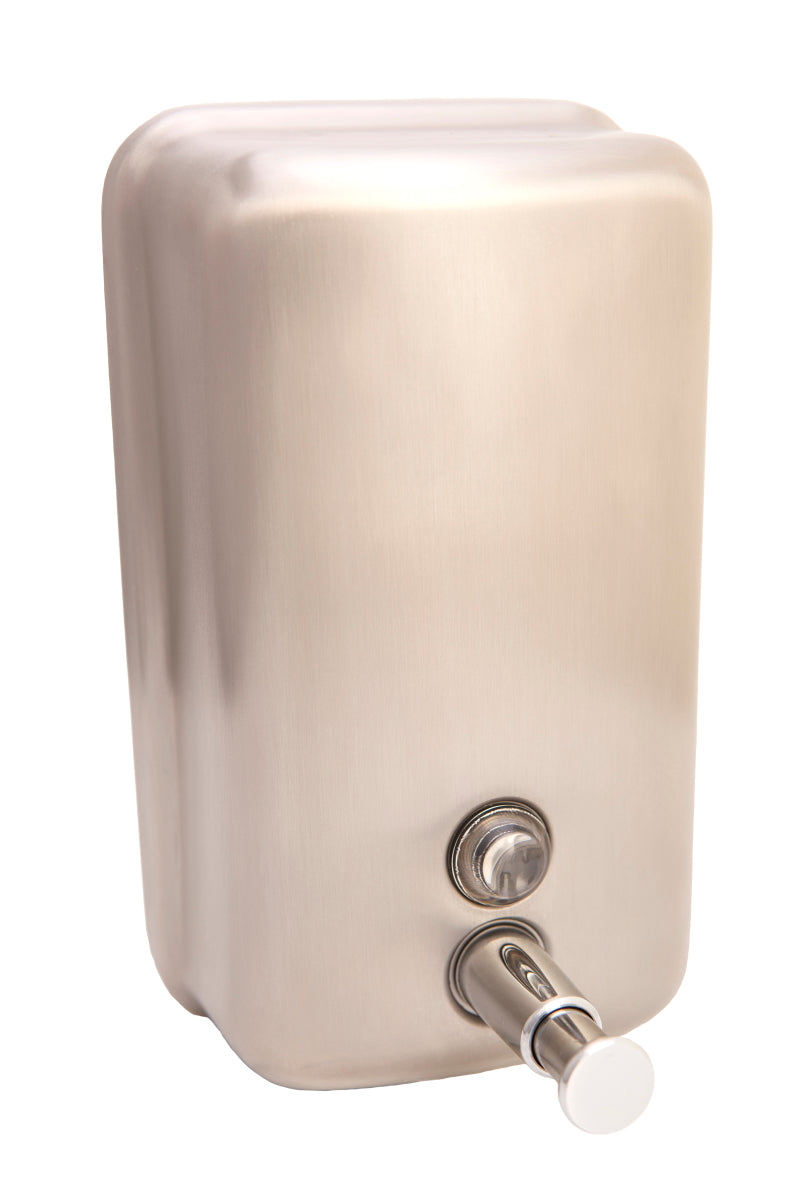 Soap Dispenser - Single Cylinder, Stainless Steel Lockable