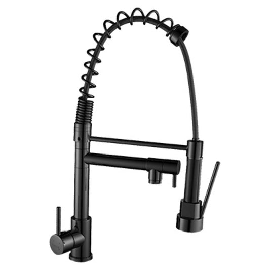 Sink Mixer Deck Type Dual Arm – Icon Range, , Matt Black Finish