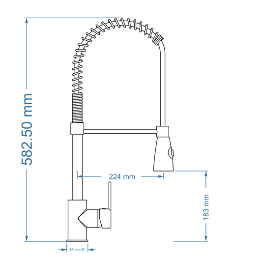 Sink Mixer Deck Type – Icon Range, Premium, Modern, 2 setting Kitchen Tap