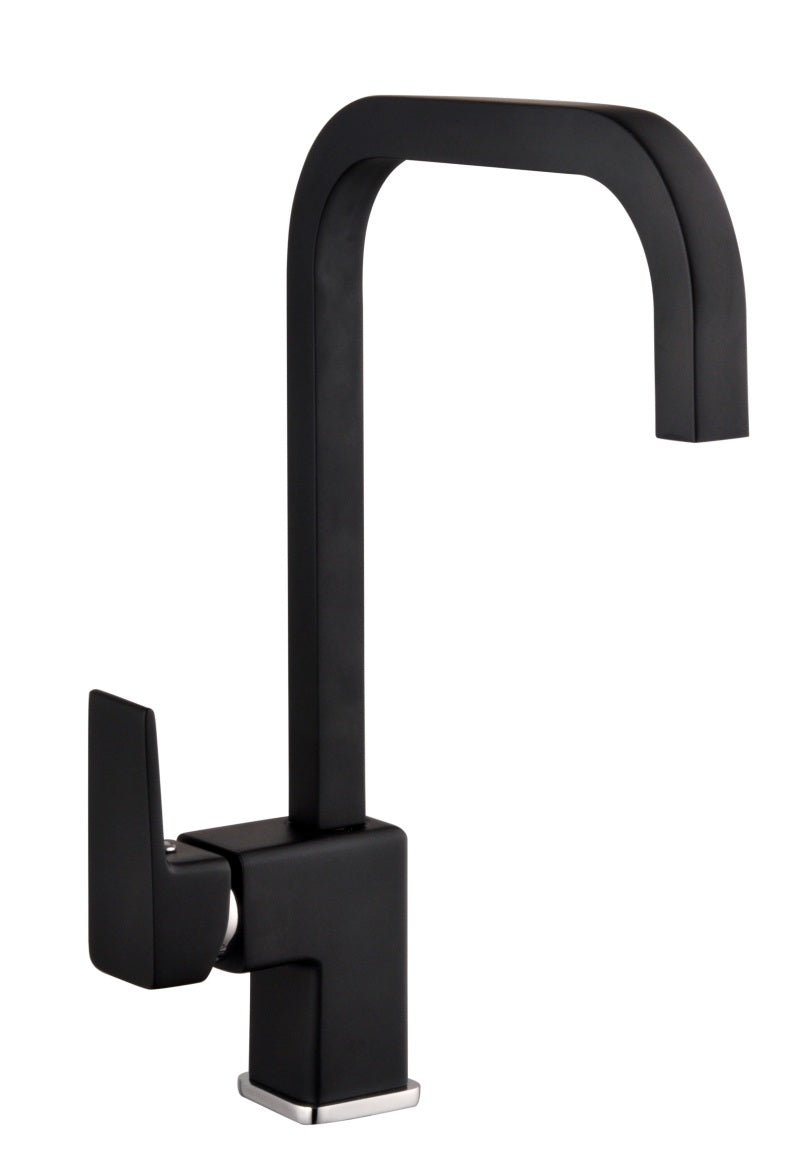 Sink Mixer Deck Type – Studio Icon Range, Modern Kitchen Tap, Matt Black Finish
