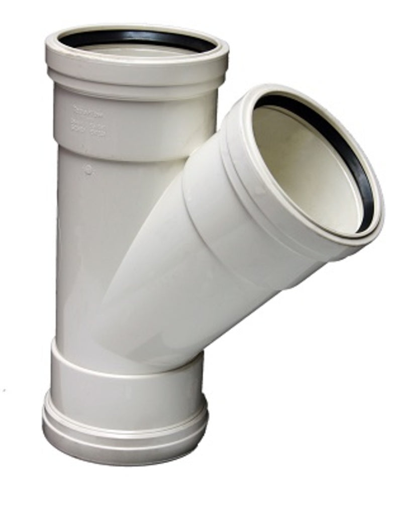 Junction Single - Above Ground, Plastic, 110mmx135°