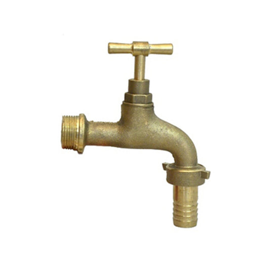 Tap Hosebib - Brass, Extended, 3/4"x3/4"
