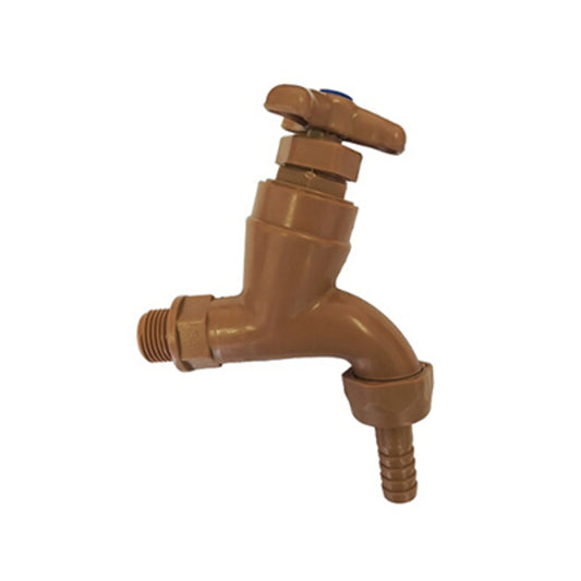 Bibtap - Hosebibtap, Plastic, Brown, 1/2"x1/2"