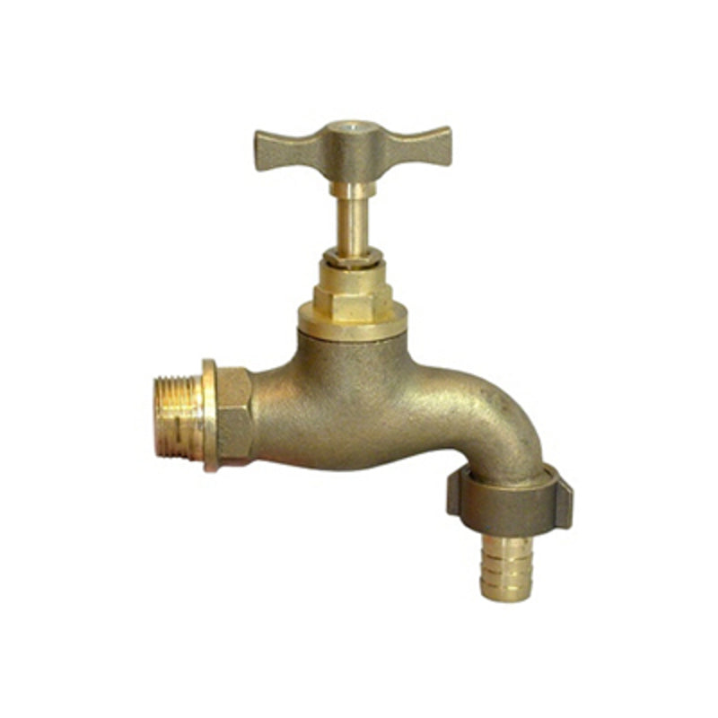 Tap Hosebib - Brass, Heavy Pattern, 3/4"x3/4"