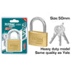Heavy Duty Brass Padlock - 50mm