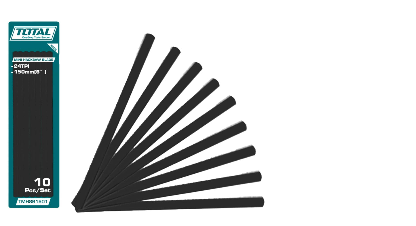 Mini Hacksaw Blades - 150mm (6") 24T - 10PCS