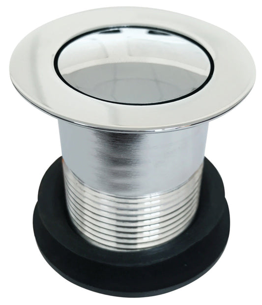 Waste - Basin Waste, Pop-Up Plug, Stainless Steel, Chrome Finish, Unslotted, 32mm