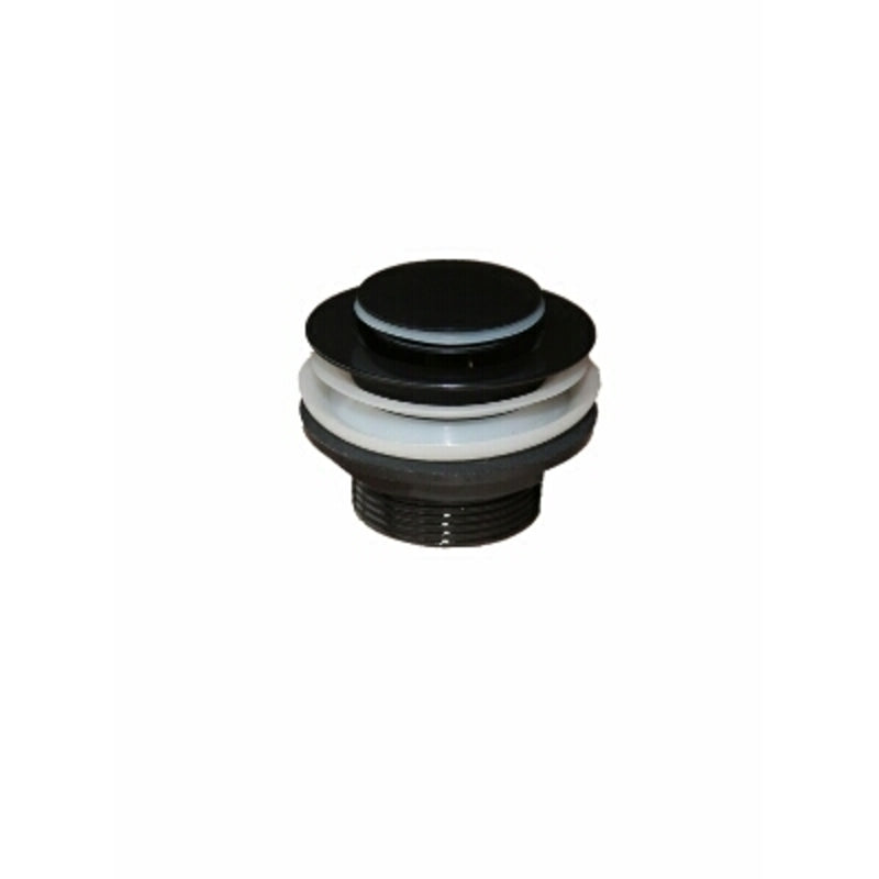 Waste - Bath/Sink Waste, Pop-Up Plug, Stainless Steel, Matt Black Finish, 40mm