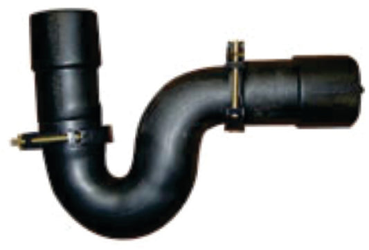 Trap - Plain, P-trap, Mini, 32mmx40mm, Flexible, Black