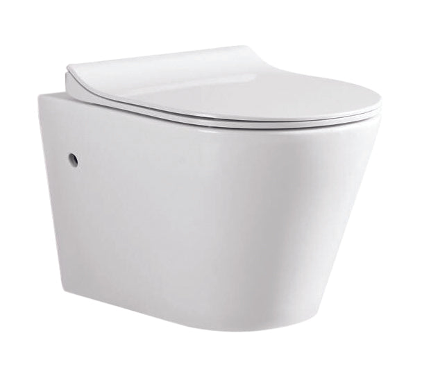 Wall-Hung Pan York – Square, Polished White, Icon Premium Range