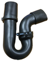 Trap - Reseal, P-trap, 32mmx40mm, Flexible, Black