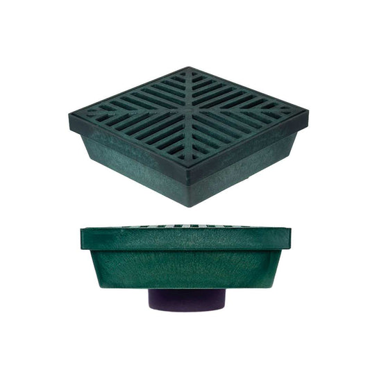 RainDrain Nylon - Sump, Outlet & Grate - Shrub Green