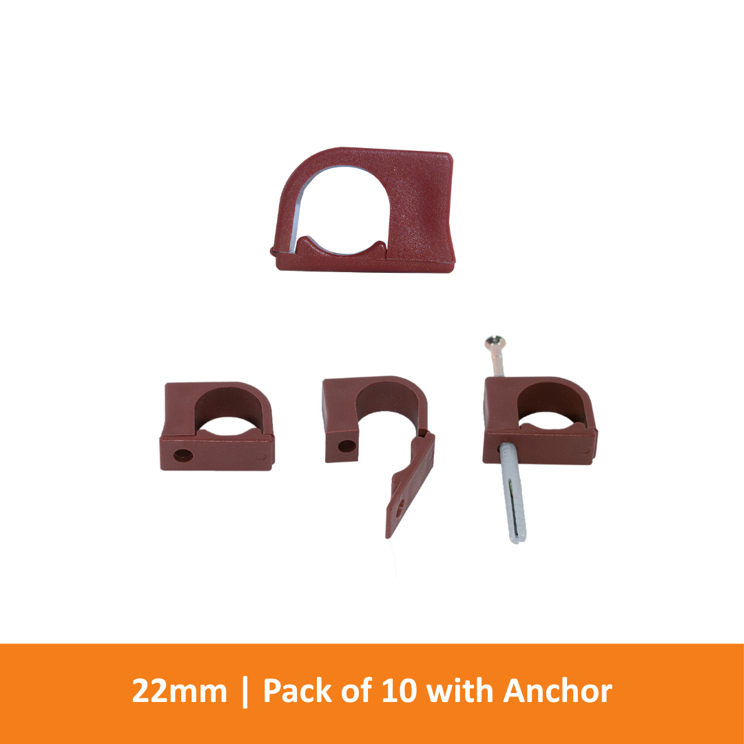 BuddyBat - 22mm Brown (Pack of 10 with Anchor)