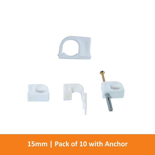 BuddyBat - 15mm White (Pack of 10 with Anchor)