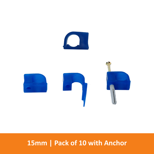 BuddyBat - 15mm Blue (Pack of 10 with Anchor)