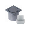 WetFloor Drain 2nd Fix with 110mmx110mm Light Grey ABS Grate