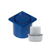 WetFloor Drain 2nd Fix with 110mmx110mm Royal Blue ABS Grate