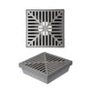 RainDrain Lite - Sump, Outlet & Grate - Grey