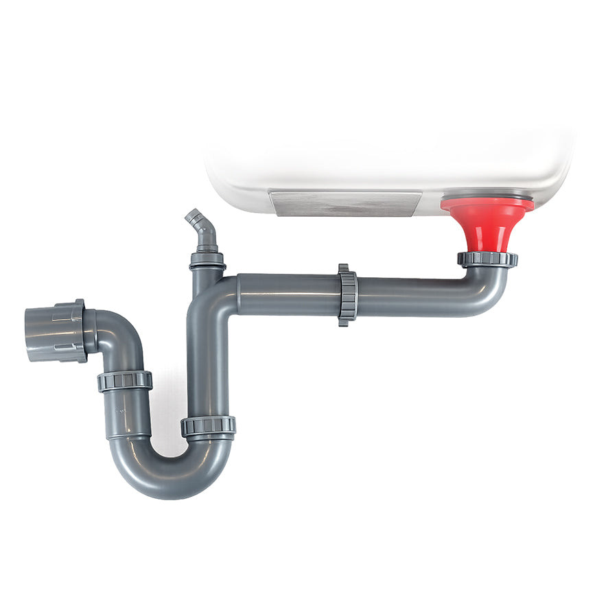 Franke Spazi F1 Plumbing Kit for Single Bowl Sinks & Prep Bowls – Washing Machine & Dishwasher Connection