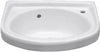 Basin Small - 490mmx330x190mm, Anchor, Ceramic, 1 Tap Hole, White