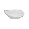 Basin Small - Kores, Ceramic, 1 Tap Hole, White, (L) 36cm | (W) 26cm | (H) 13.3cm