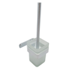 Toilet Brush - Onyx Bathroom Accessory Bodie Range, Brushed Aluminium, (L) 11.5cm | (W) 14.0cm | (H) 35.0cm