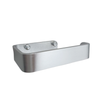 Toilet Paper Holder - Onyx Bathroom Accessory Bodie Range, Brushed Aluminium, (L) 18.0cm | (W) 9.0cm | (H) 3.0cm