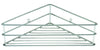 Corner Shower Shelf - Apollo Bathroom Accessory Bodie Range, Polished Chrome, (L) 20.0cm | (W) 20.0cm | (H) 8.0cm
