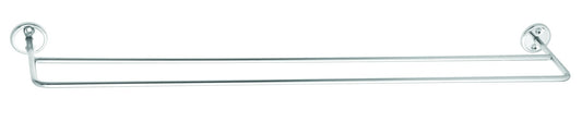 Double Towel Rail 700mm - Apollo Bathroom Accessory Bodie Range, Polished Chrome