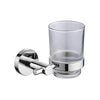 Toothbrush Holder - Skye Bathroom Accessory Premium Range in Polished Stainless Steel, (L) 11.5cm | (W) 9.0cm | (H) 9.5cm